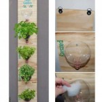 An Upscale Herb Garden from Recycled Materials