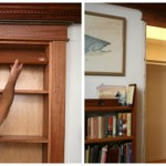DIY Hidden Pivot Bookcase