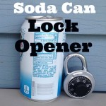 Open Locks with a Soda Can