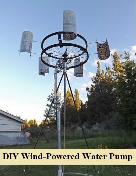 DIY Wind Powered Water Pump - The Prepared Page » The Prepared Page