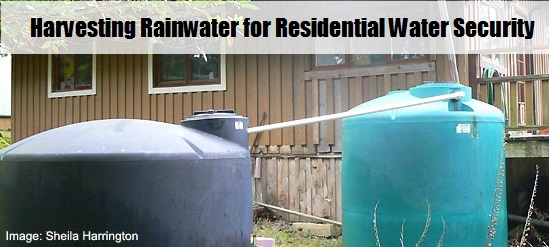 Harvesting Rainwater for Residential Water Security
