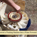 Converting a Washing Machine Into a Water Powered Generator