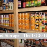 Food Storage – The 1st 20 Items
