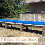 DIY Raised Planter Stand