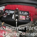 Auto Batteries For Off Grid Energy Storage