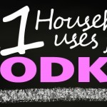 Household Uses for Vodka Infographic