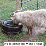 DIY Insulated Tire Water Trough