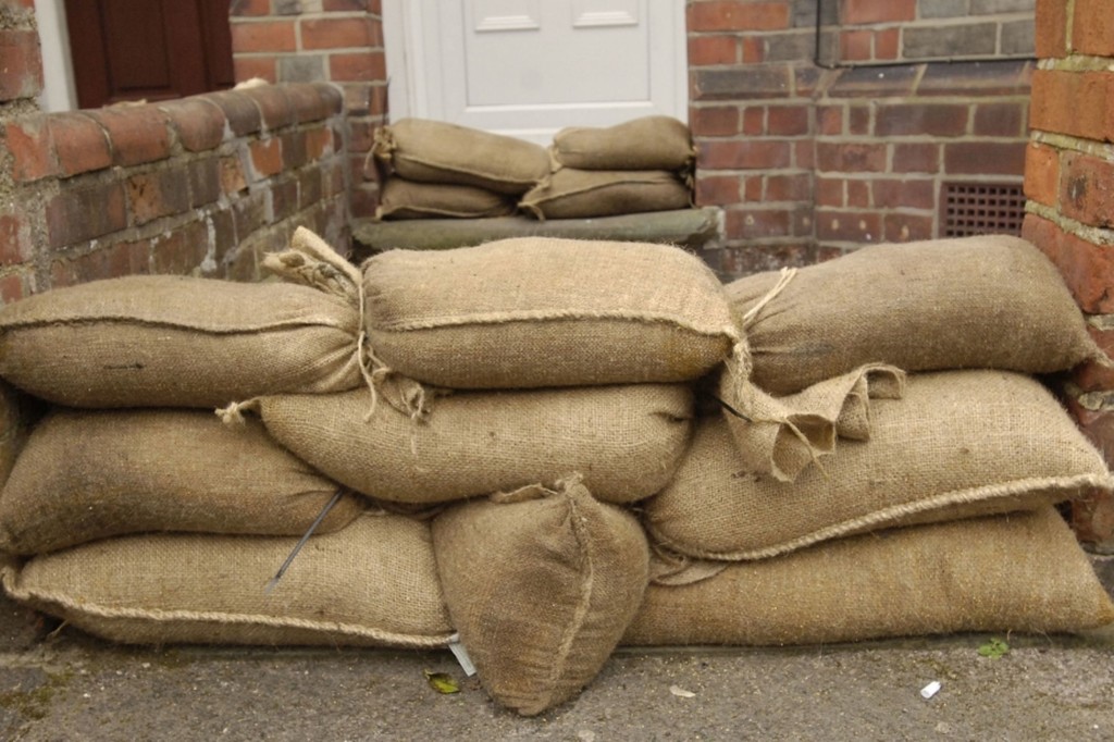  Deter Water or Bullets with Sand Bags