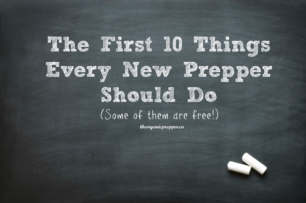  The First Things a Prepper Should do