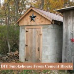 DIY Smokehouse From Cement Blocks