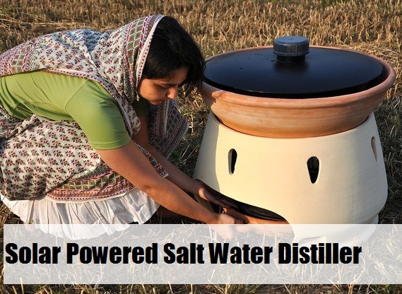  Solar Powered Salt Water Distiller 