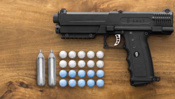  Non-Lethal Defense Salt Handgun