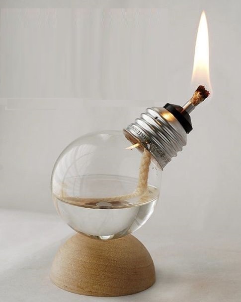 DIY Bulb Oil Lamp