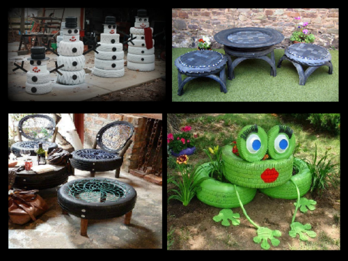 Upcycled Tire Ideas