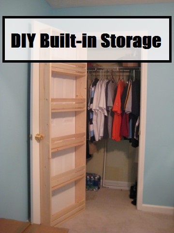  DIY Built-In Storage