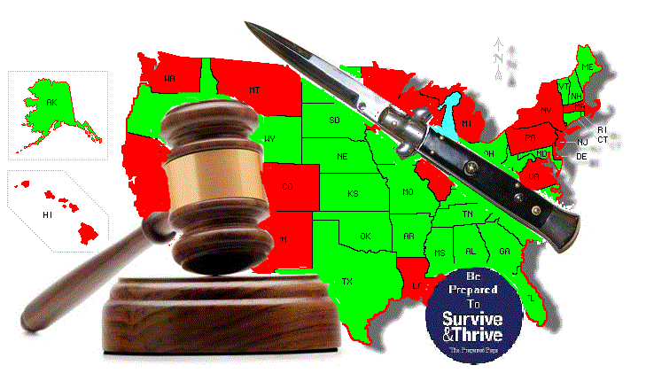 Switchblades Laws By State