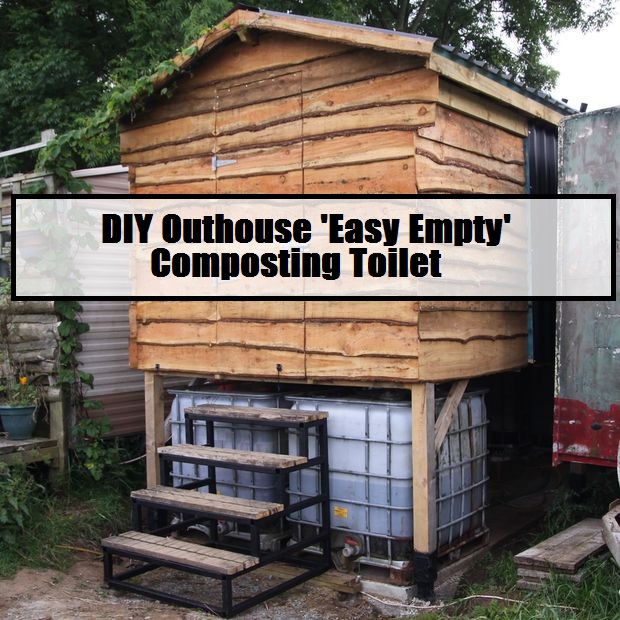 DIY Outhouse ‘Easy Empty’ Composting Toilet 
