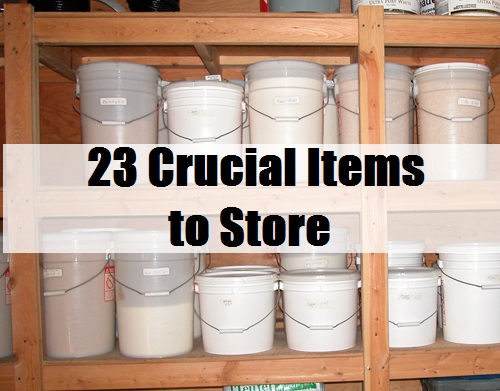 Items to store