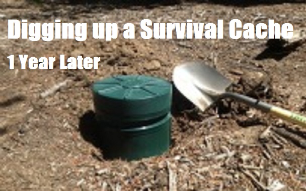  Digging up a Survival Cache 1 Year Later