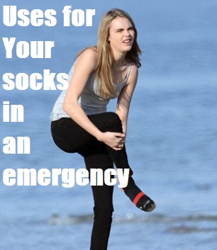  Uses for your socks in an emergency