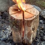 Swedish Fire – An All-Night Campfire with Only One Log