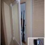 DIY Undercover in Wall Gun Cabinet With Hidden Lock