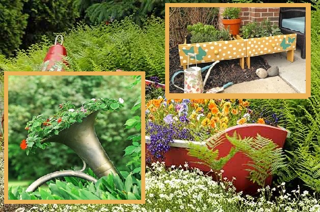 Creative Recycled Garden Ideas