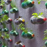 DIY Urban Recycled Vertical Garden