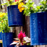 DIY Tin Can Alley Vertical Gardening